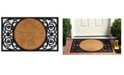 Home & More Armada Circle 18" x 30" Coir/Rubber Doormat
